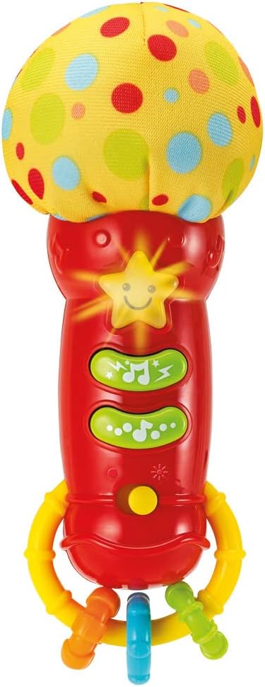 Winfun Microphone for baby with sounds Baby Rock Star Microphone Mic For Kids