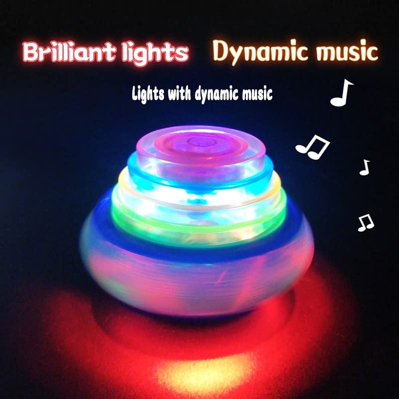 Musical Ufo Top Flash Latu Toy Musical Top Music Spinning Top