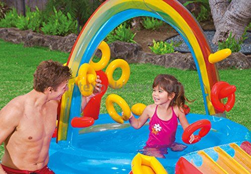 INTEX Rainbow Ring Play Center ( 9'9" L x 6'4" W x 4'5" H )