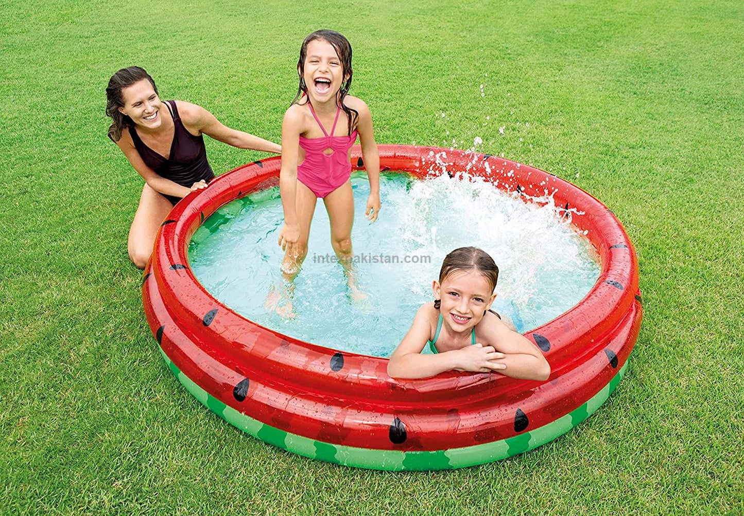 INTEX 5.5 Ft x 15" Watermelon Pool Round for Ages 2 and Up