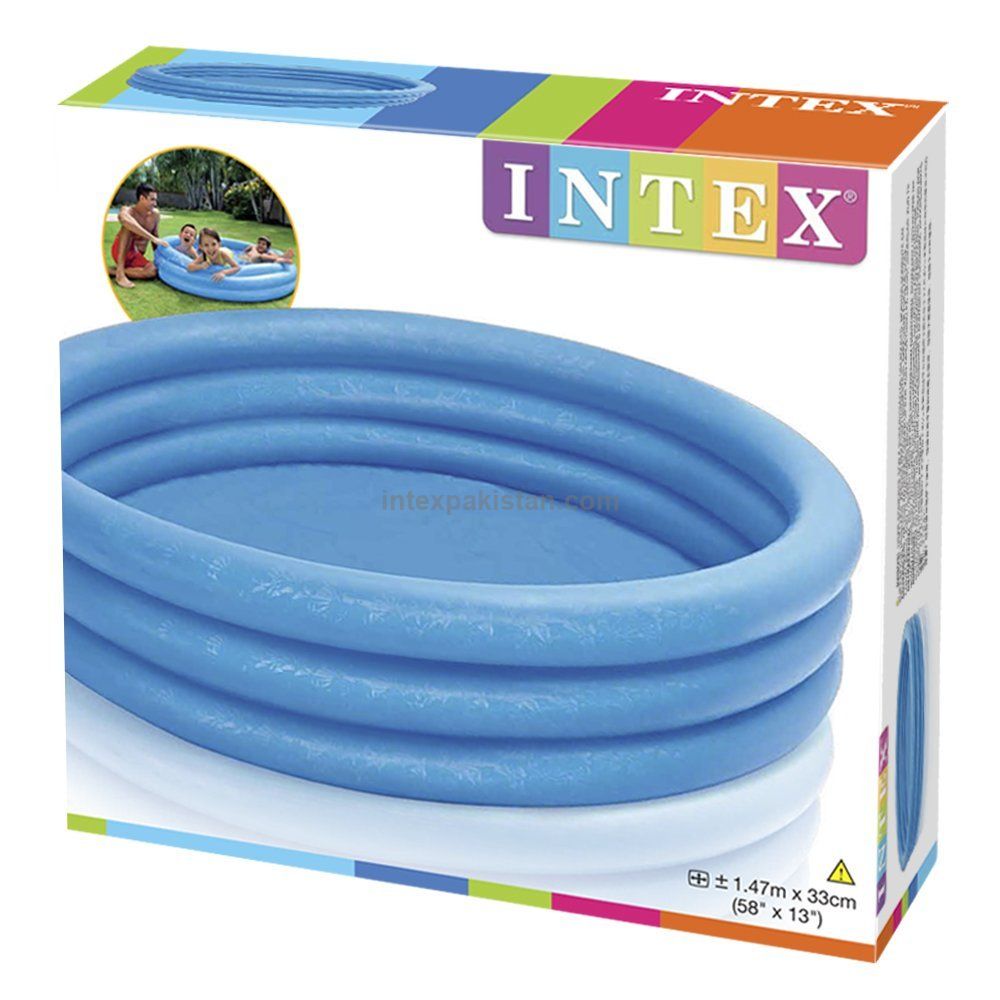 INTEX Crystal Blue Pool ( 58" X 13" ) Pool For Kids