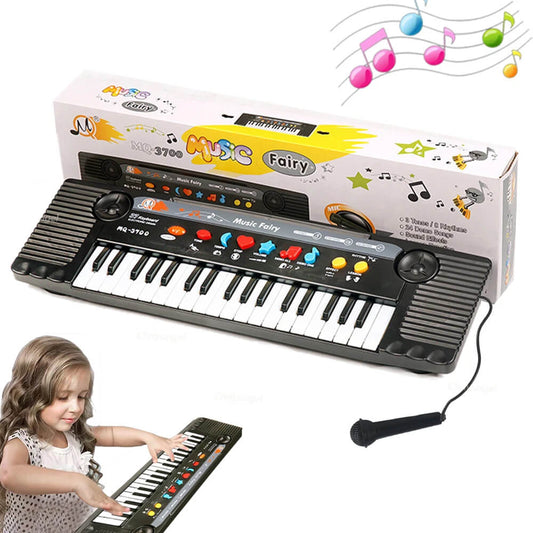 Musical Fairy Music Piano KeyBoard  WIth Mic Toy For Kids ||MQ3701