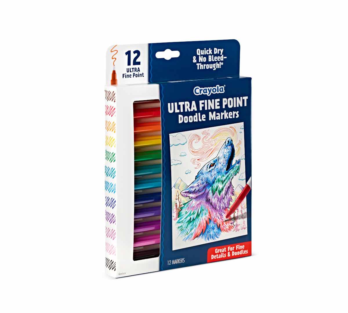 Crayola Doodle & Draw Ultra Fine Point Doodle Marker 12 count Crayola Marker