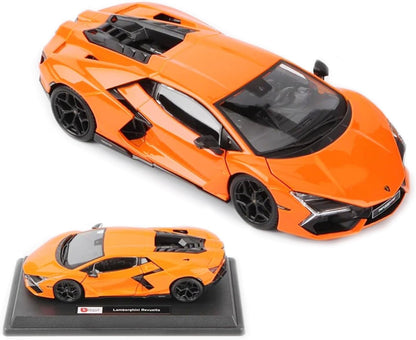 Bburago 1/24 Lamborghini Revuelto (Orange) Diecast Model Car Die Cast Cars