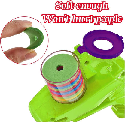 Single Foam Disc Launcher Gun Flying Disc Shooting Gun