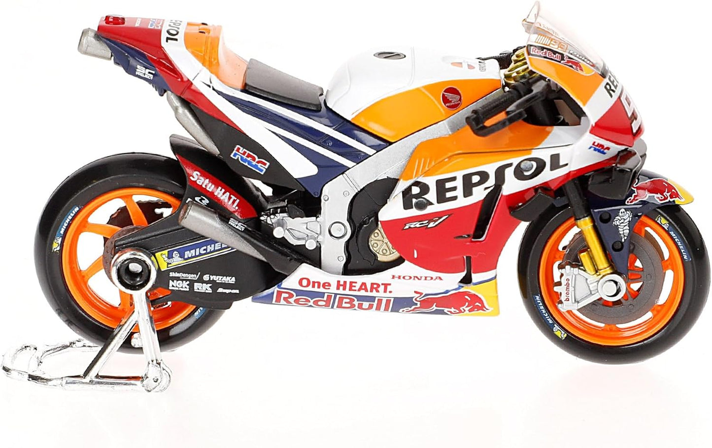 Maisto 1:18 REPSOL Honda RC2 Diecast MotorBike For Kids