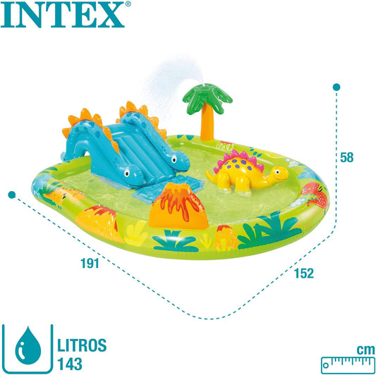 Intex  Play Center Kids Pool water Slide Pool 6.3 ft × 5.0 ft × 1.9 ft
