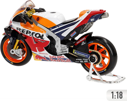 Maisto 1:18 REPSOL Honda RC2 Diecast MotorBike For Kids