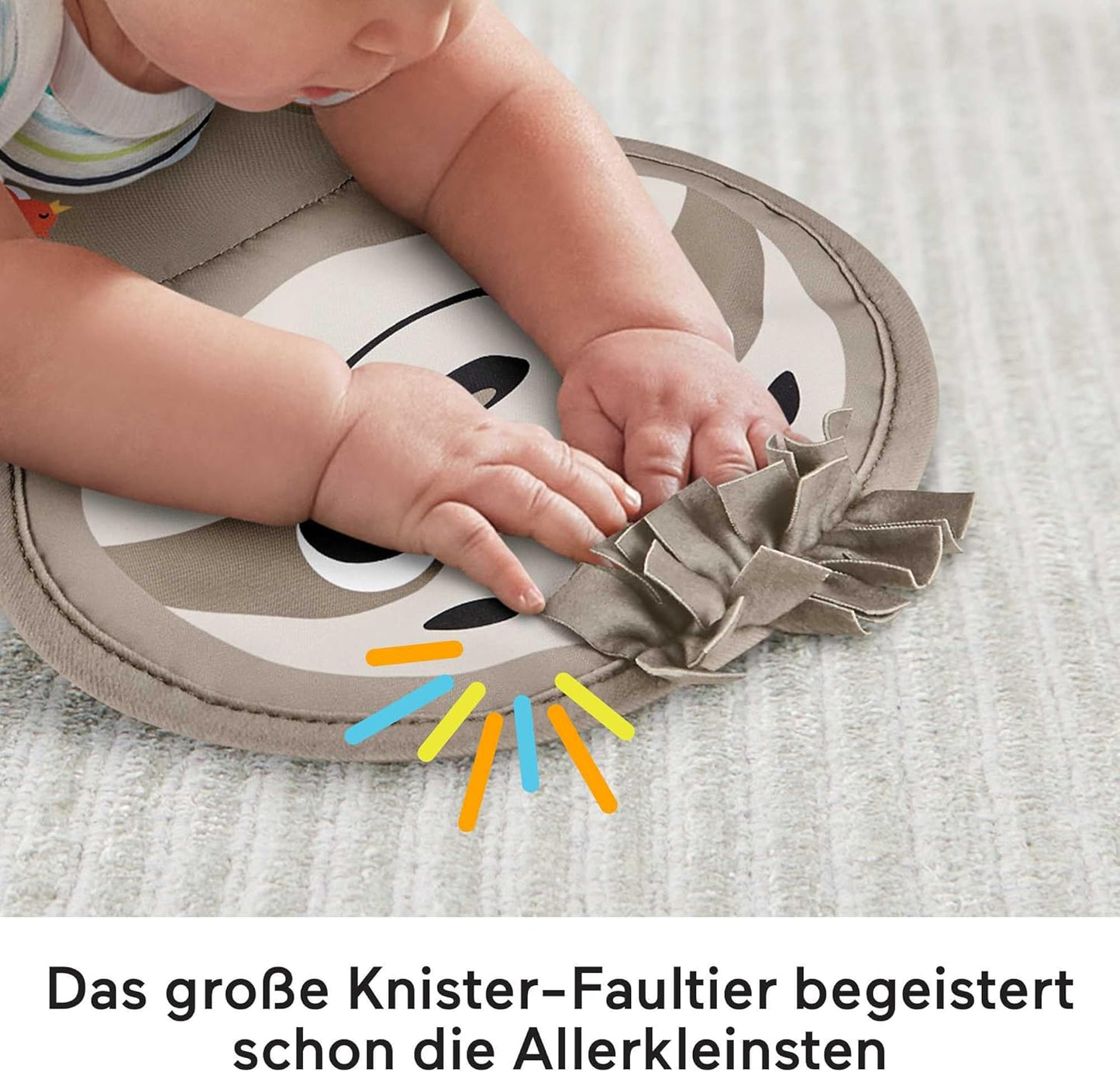 Fisher-Price Music & Vibe Sloth Tummy Wedge