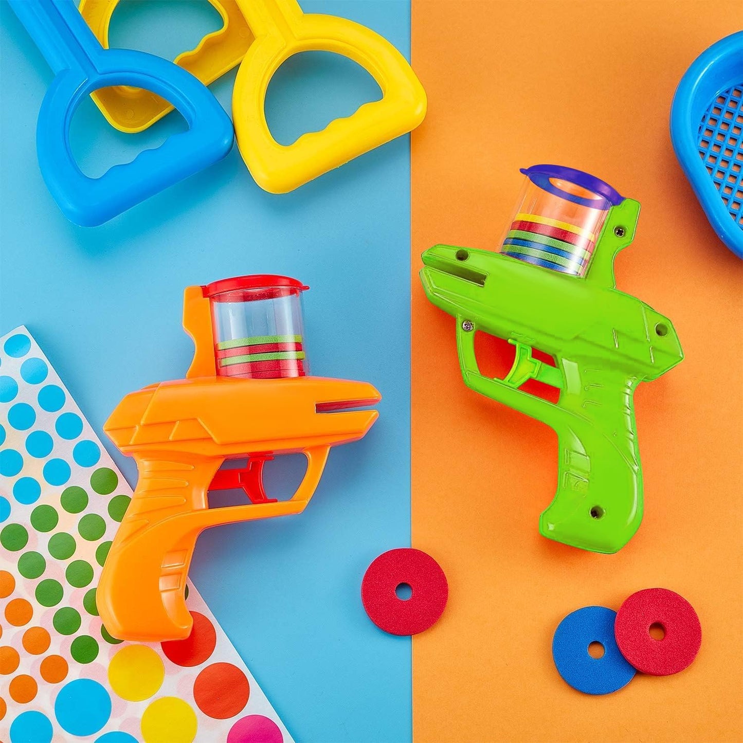 Single Foam Disc Launcher Gun Flying Disc Shooting Gun