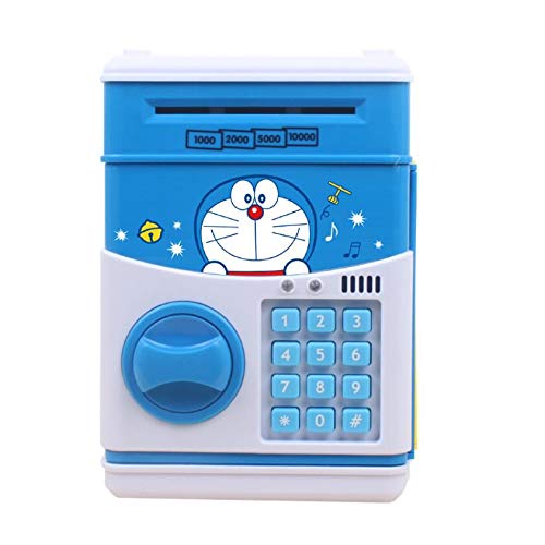 Doremon ATM Piggy Money Saving Bank with Advance Electronic Lock & Password Money Box For Boys