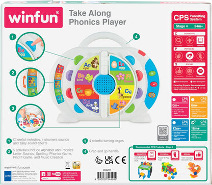 Winfun Take Along Phonics Player Portable Learning Toy For Kids Musical Toy