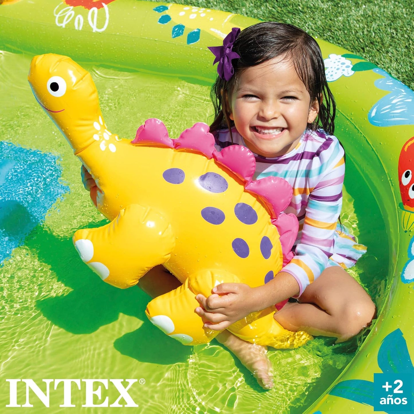 Intex  Play Center Kids Pool water Slide Pool 6.3 ft × 5.0 ft × 1.9 ft