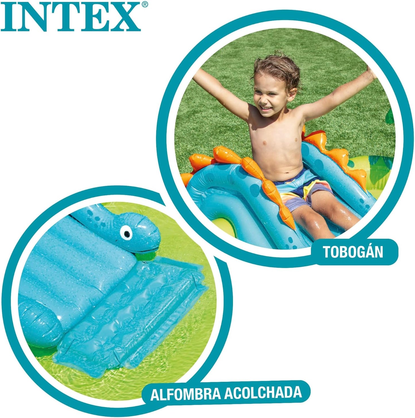 Intex  Play Center Kids Pool water Slide Pool 6.3 ft × 5.0 ft × 1.9 ft