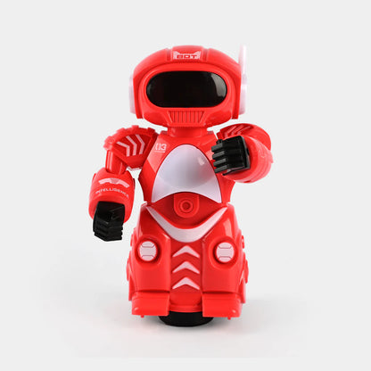 Musical Dancing  Robot Toy with Flashing Lights Action Zr160 (Colour May Vary)