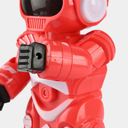 Musical Dancing  Robot Toy with Flashing Lights Action Zr160 (Colour May Vary)