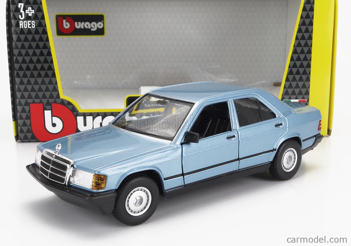 Bburago Mercedes-Benz 190E 1987  1:24 Model car Diecast Model Car Toy For Kids