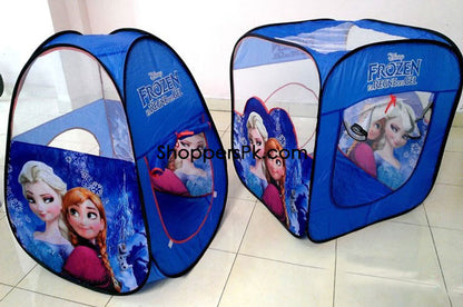 Frozen Tent House With 100 Balls For Kids Play Tent with Tunnel and Playhouse
