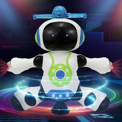 Dancing Robot with Flashing Lights Spinning Dancing Robot Music Toy For Boys