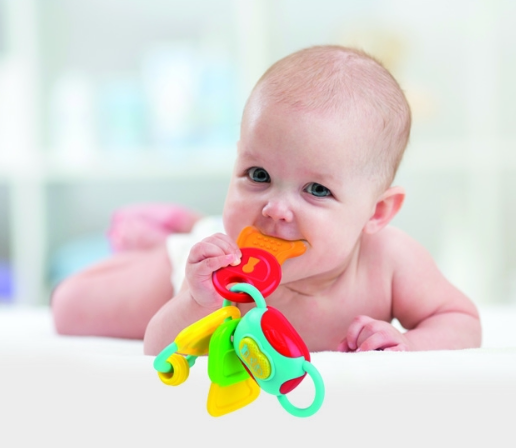 Winfun Light 'N Sounds  Musical Teething Keys Music Toy For New Born Baby 0-6 Month  Baby Teething Toy