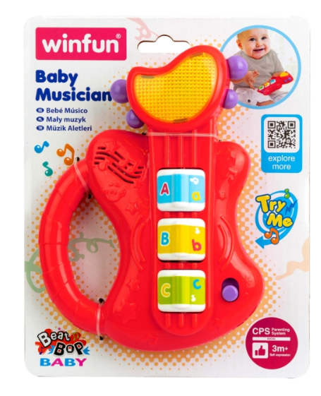 Winfun Rattle Musican Guitar Music Guitar For Todler