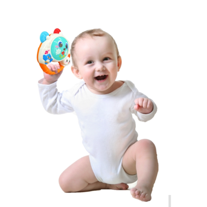 Winfun Baby Shaker Tambourine Music Light Rattle For Todler Baby Tambourine Toy