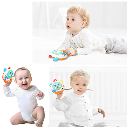Winfun Baby Shaker Tambourine Music Light Rattle For Todler Baby Tambourine Toy