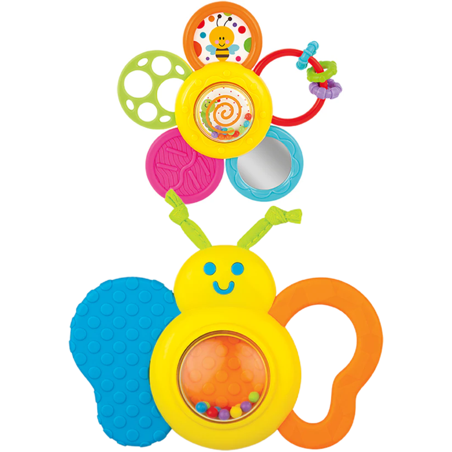 Winfun Garden Pals Rattle Set Toy For Kids  Rattle Set For Newborn Baby