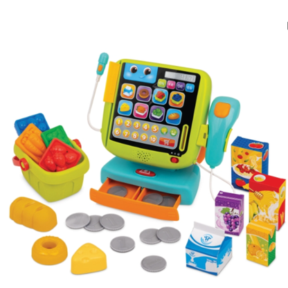 WinFun Count & Play Cash Register Set Toy For Kids Activity Cash Register Toy