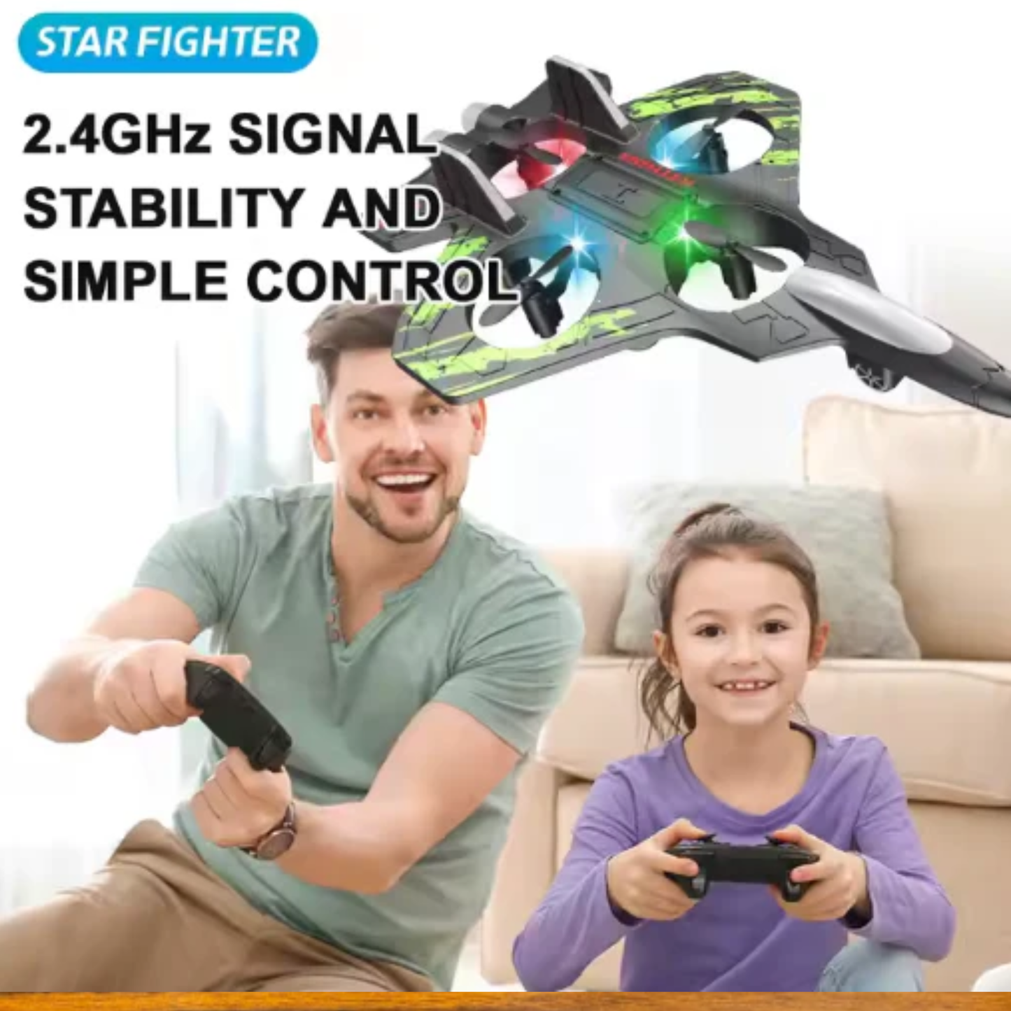 Rc Fighter Aircraft Jet Remote Control Flying Jet Toy for Kids