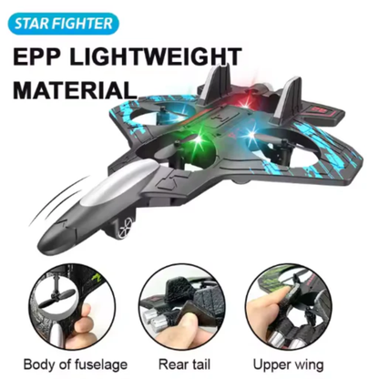 Rc Fighter Aircraft Jet Remote Control Flying Jet Toy for Kids