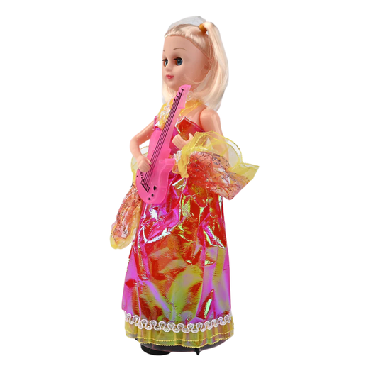 Walking Guitar Doll With Music and Lights  Best Gift For Girl Musical Doll