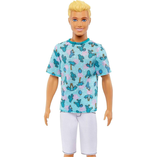 Barbie Ken Fashionistas  Blonde Doll with Cactus and Palm Tree T-Shirt