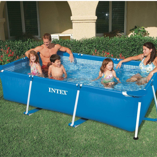 INTEX Small Frame Rectangular Pool ( 9'9" X 6'6" X 29.5" )
