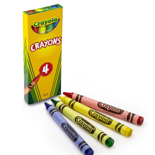 Crayola 4 ct. Crayon Tuck Box Packs of 4 Crayons