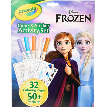 Crayola Colour & Sticker Activity Set Frozen Charactor