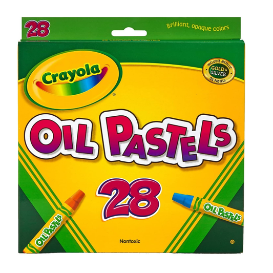 Crayola  Oil Pastels Pack Of 28 Oil Pastels (Assorted)