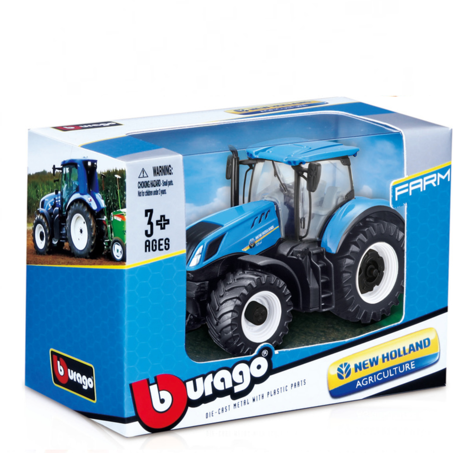 Bburago 10cm Farm land Tractor (Model May Vary)