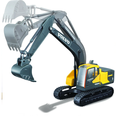 Bburago Volvo Excavator Model Digger Construction Toy Excavator For Kids