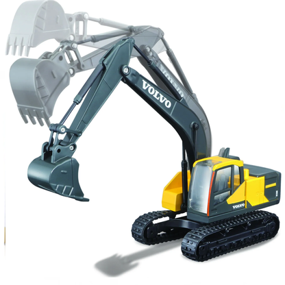 Bburago Volvo Excavator Model Digger Construction Toy Excavator For Kids