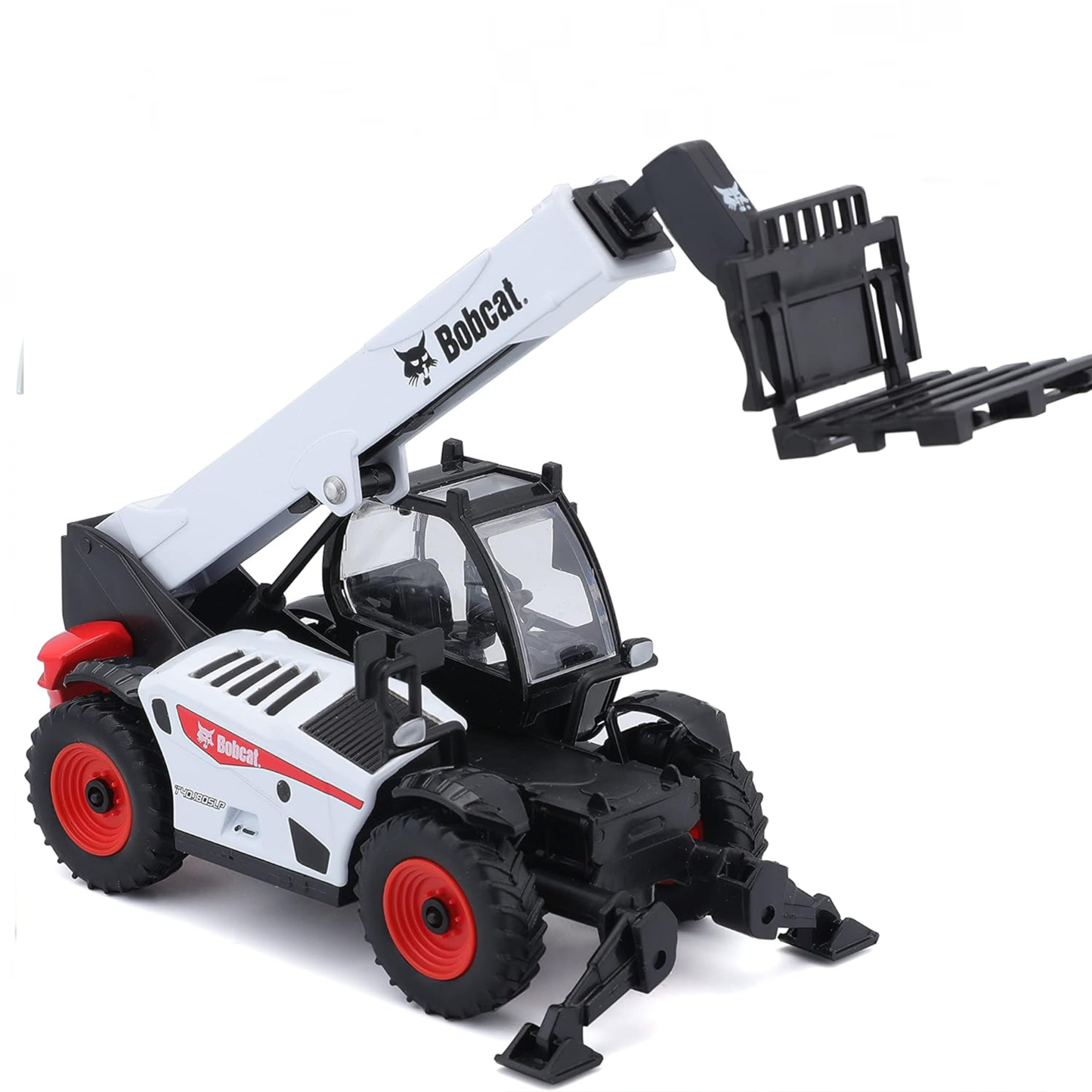 Bburago Bobcat Telescopic Loader with Pallet Lifter Elevatore Tractor For Kids