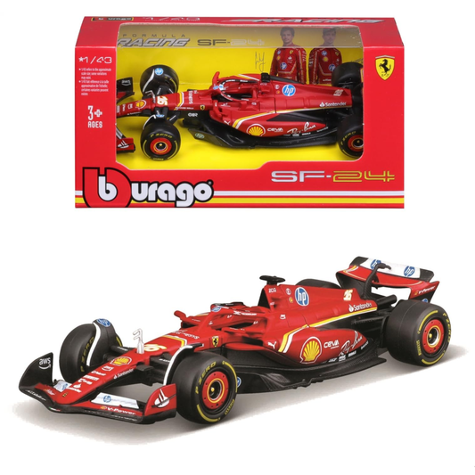 Bburago 1:43 Ferrari Racing-SF-24 (2024) Diecast Model Car