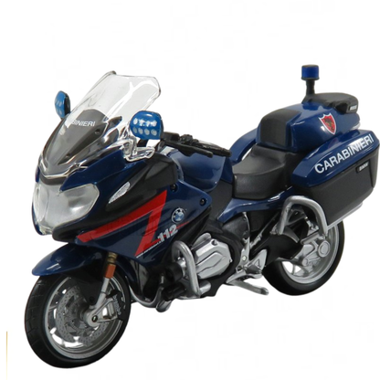 Maisto 1:18 Police Motorcycle Carabinieri MotorBike Toy For Kids