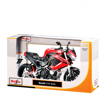 Maisto 1:12 Scale Motorcycle Assorted Diecast MotorBike For Kids