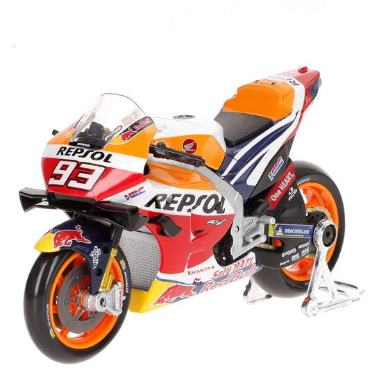Maisto 1:18 REPSOL Honda RC2 Diecast MotorBike For Kids
