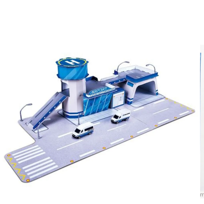 Maisto Build-N-Play Airport Flayset Fresh Metal Maisto Playset For Kids