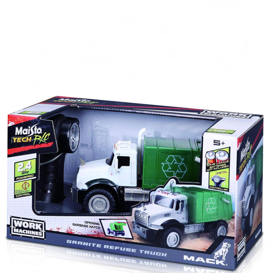 Maisto Camion MACK a Radio Control Garbage Truck Rc Truck Toy
