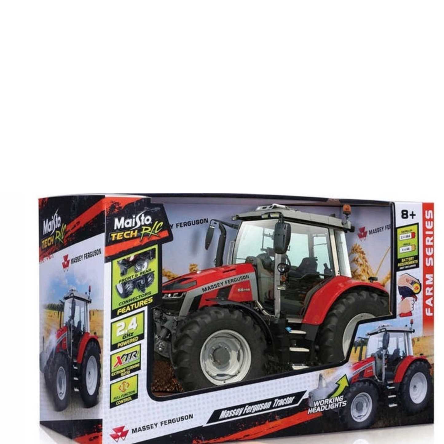 Maisto Remote Control Massey Ferguson 5S.145 Tractor Rc Tractor for Children