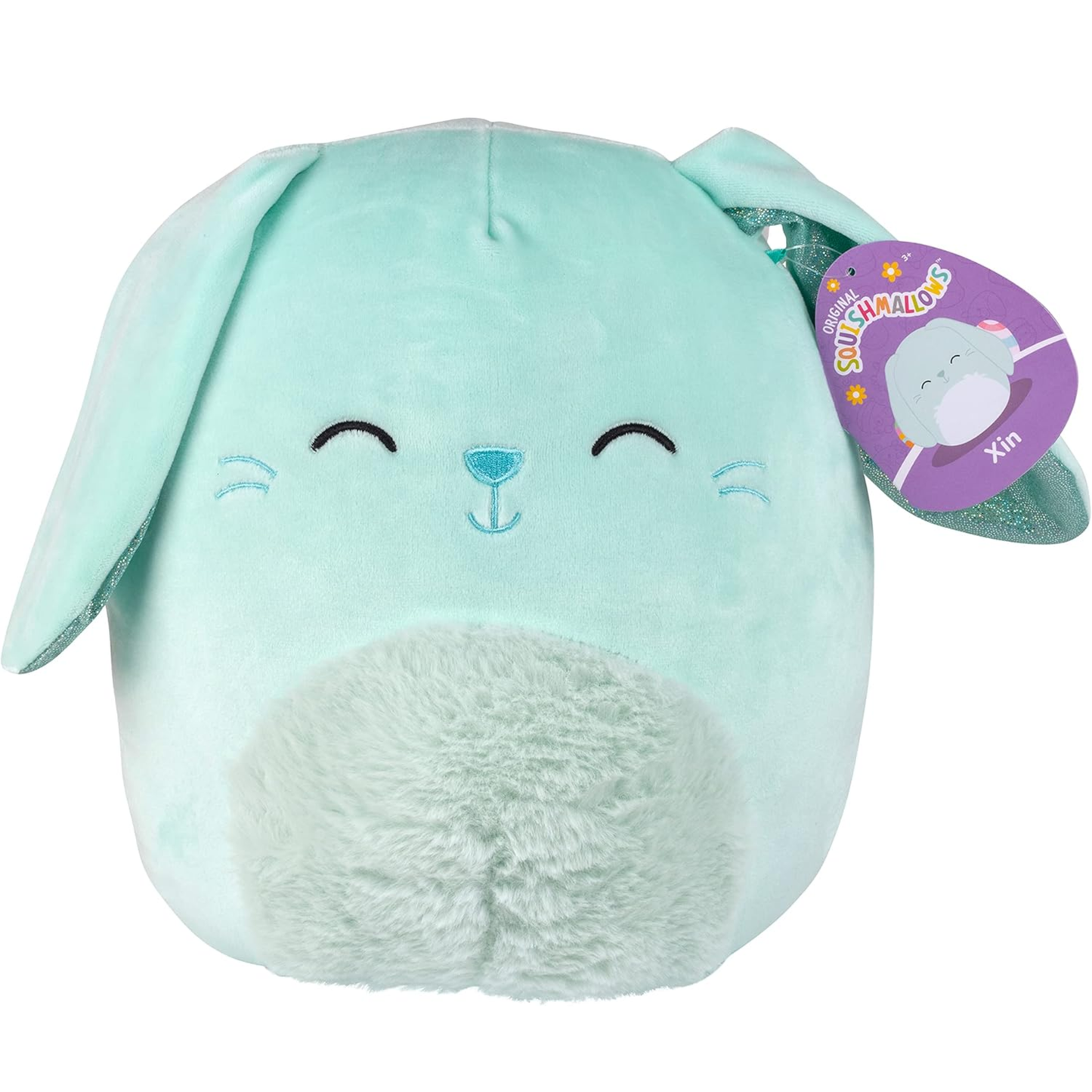 Squishmallow 10 Inch Blue Bunny Plush Squishy Rabbit Stuffed Animal Toy Stuff Toy For Kids