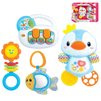 Winfun New Born Baby Gift Set For Kids  Rattle Set For Kids